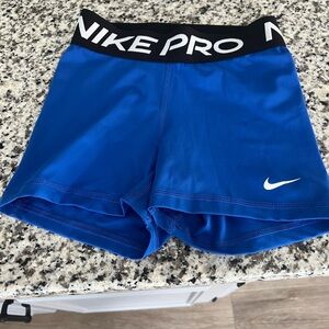 Nike Pro Royal Blue Training Shorts